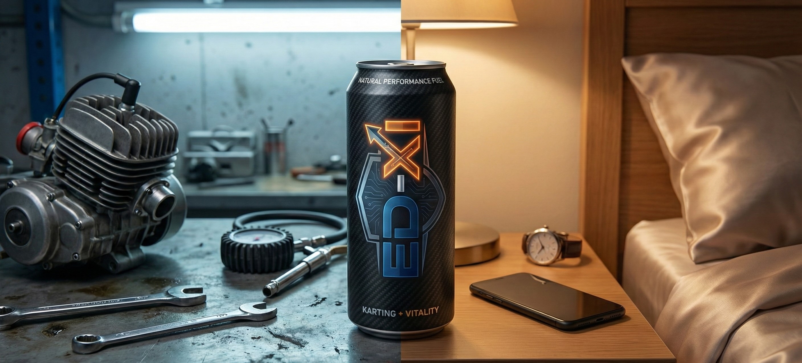 Engine and Bedroom Split View